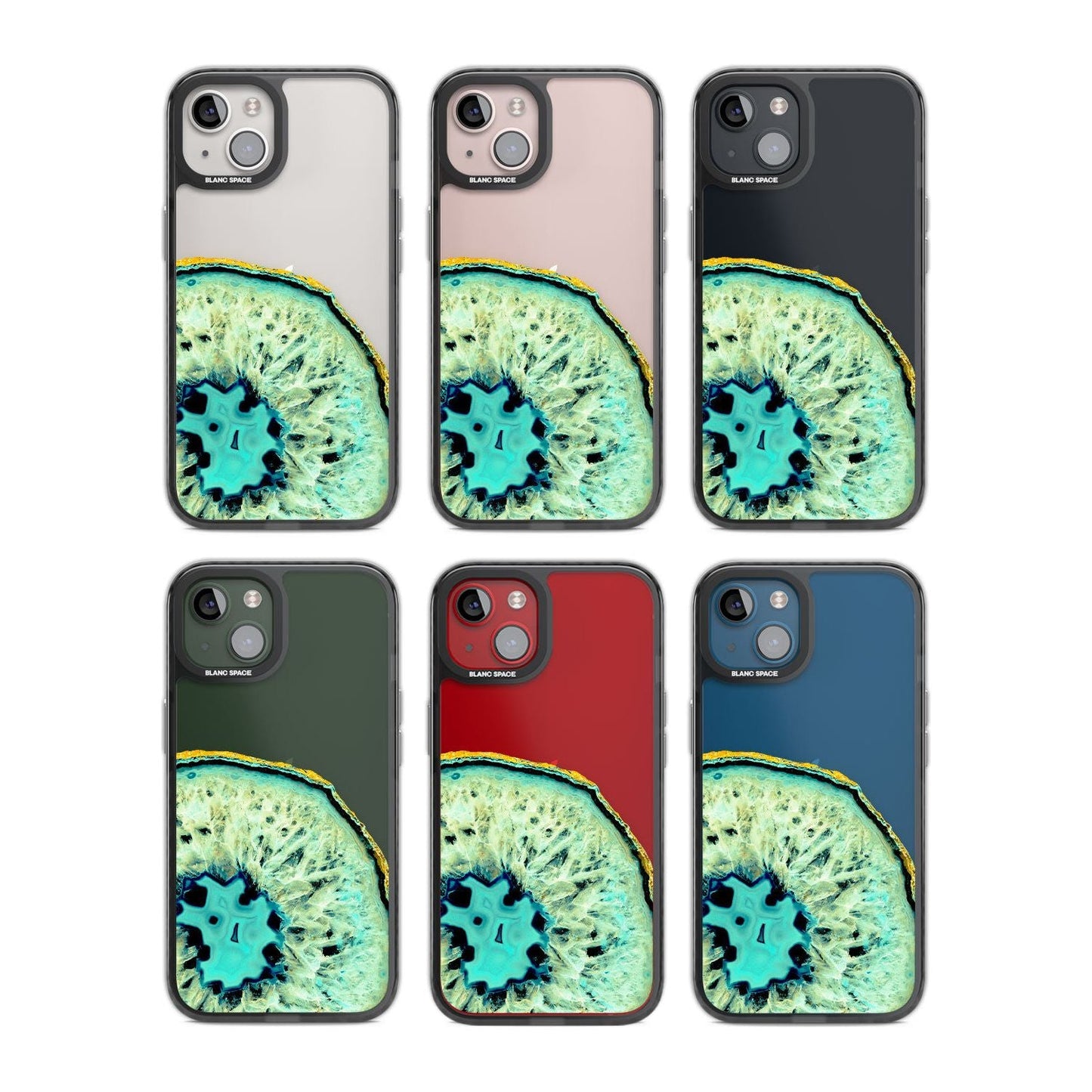 Géode turquoise en cristal