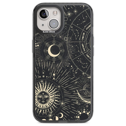 Soleil cosmique et symboles du zodiaque