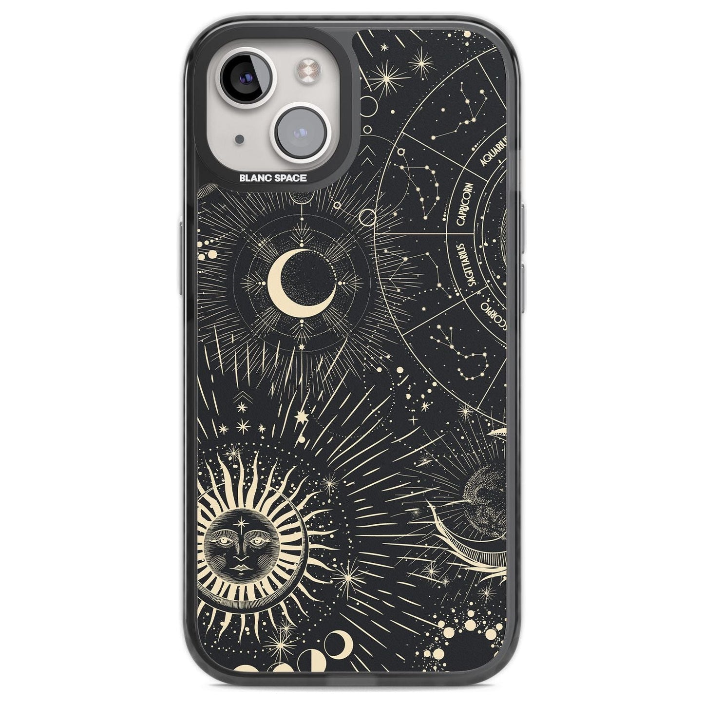 Soleil cosmique et symboles du zodiaque