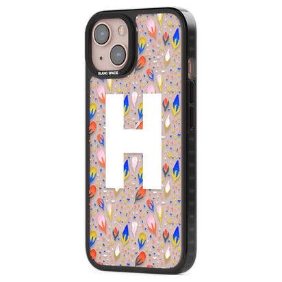 Personalised Abstract Floral Initial