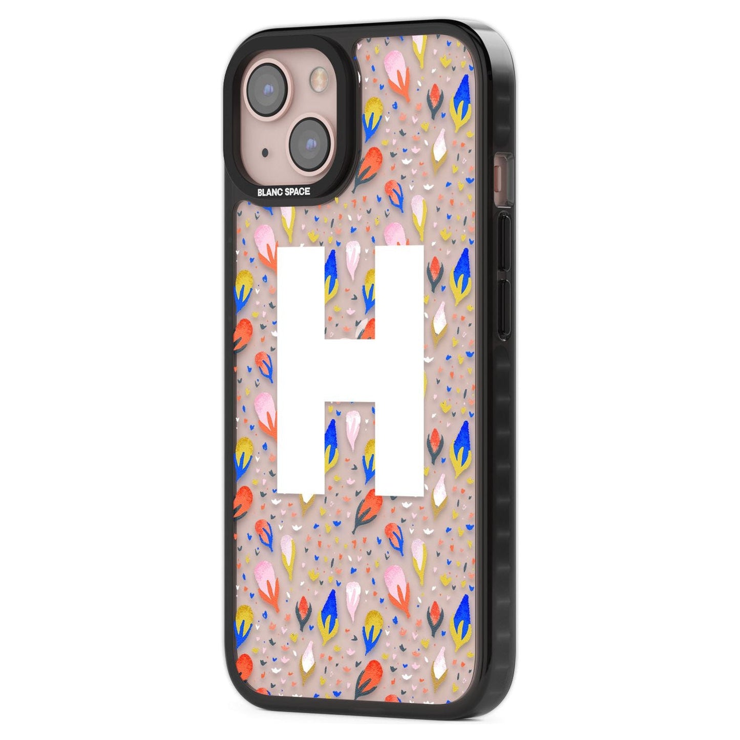 Personalised Abstract Floral Initial