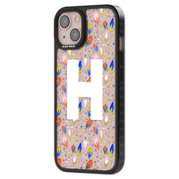 Personalised Abstract Floral Initial