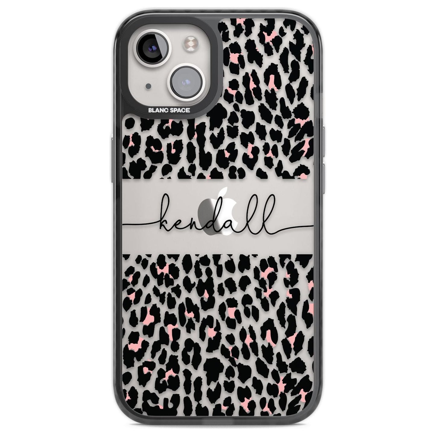 Personalised Cursive Leopard Spots
