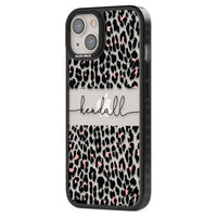 Personalised Cursive Leopard Spots