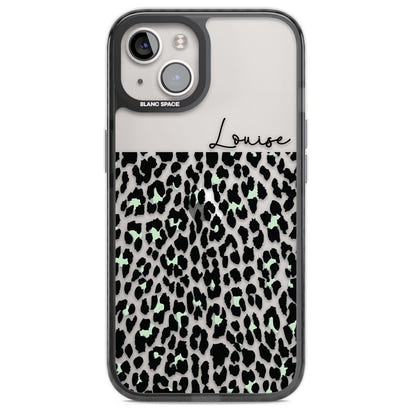Personalised Seafoam Leopard
