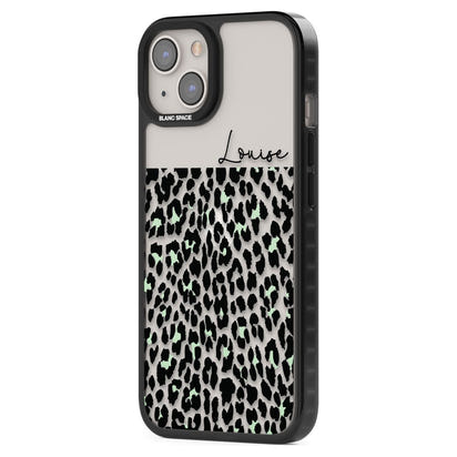 Personalised Seafoam Leopard