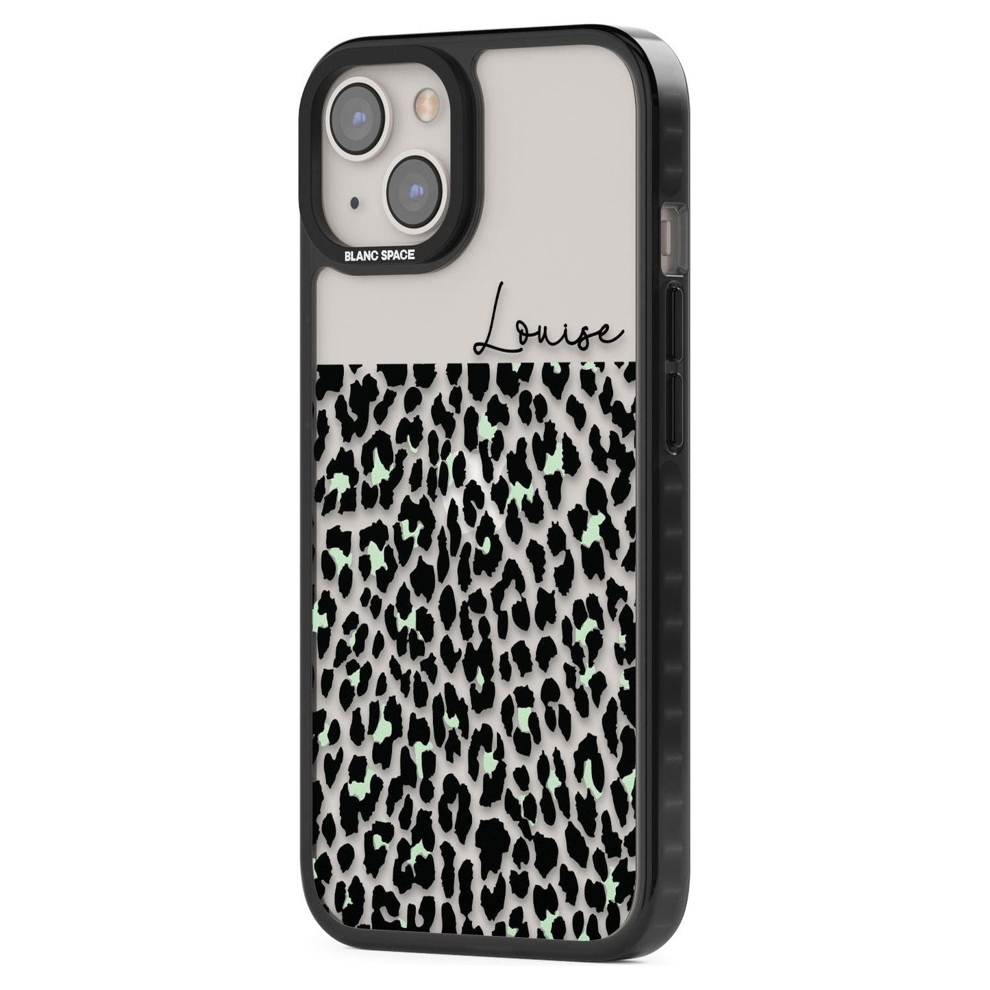 Personalised Seafoam Leopard