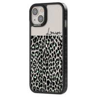 Personalised Seafoam Leopard