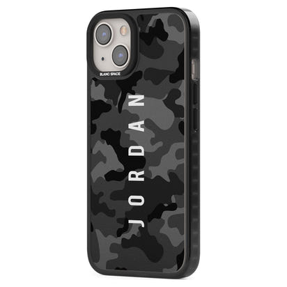 Personalised Black Camouflage Name
