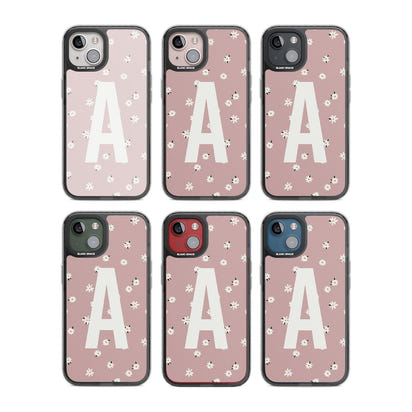 Personalised Pink Daisy Initial