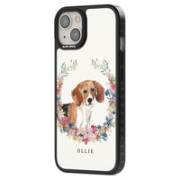 Personalised Beagle Floral Portrait