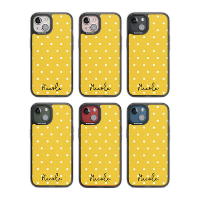 Personalised Yellow Polka Dot