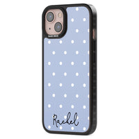 Personalised Simple Light Blue Dots