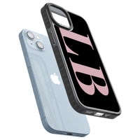 Lettres personnalisées roses et noires vertes