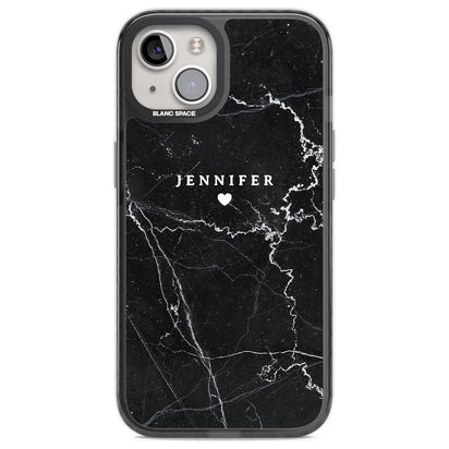 Personalised Black Marble