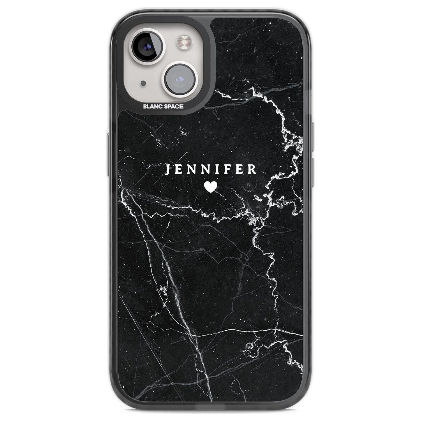Personalised Black Marble