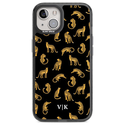 Personalised Gold Cheetah Pattern