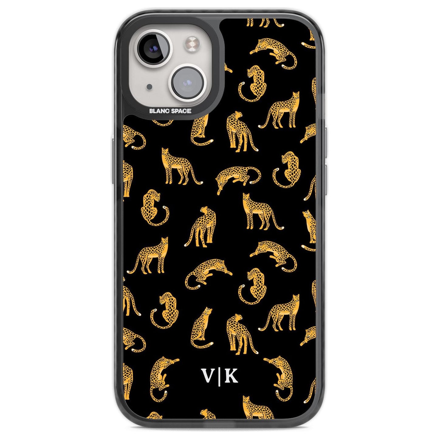 Personalised Gold Cheetah Pattern