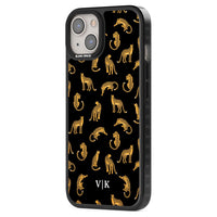 Personalised Gold Cheetah Pattern