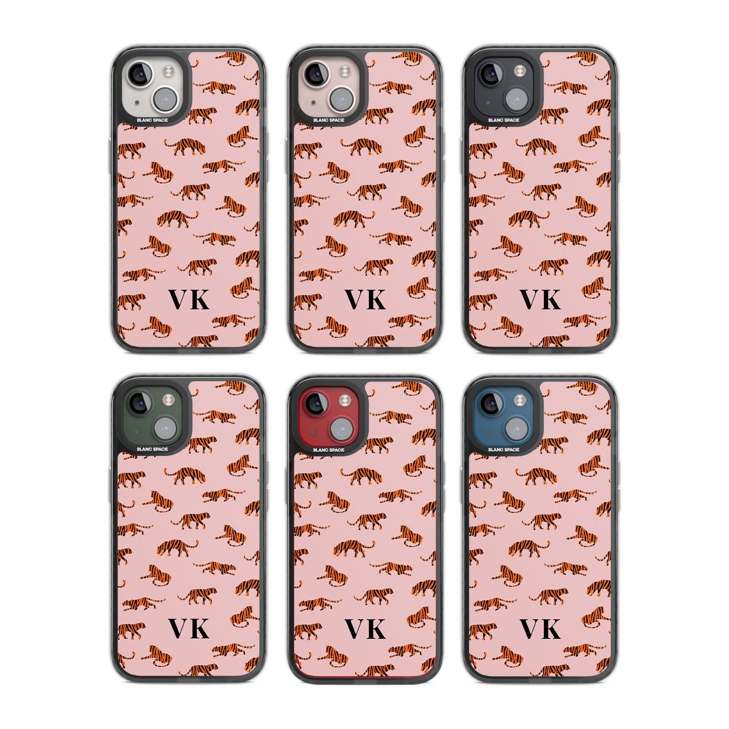 Personalised Pink Safari Tiger Pattern