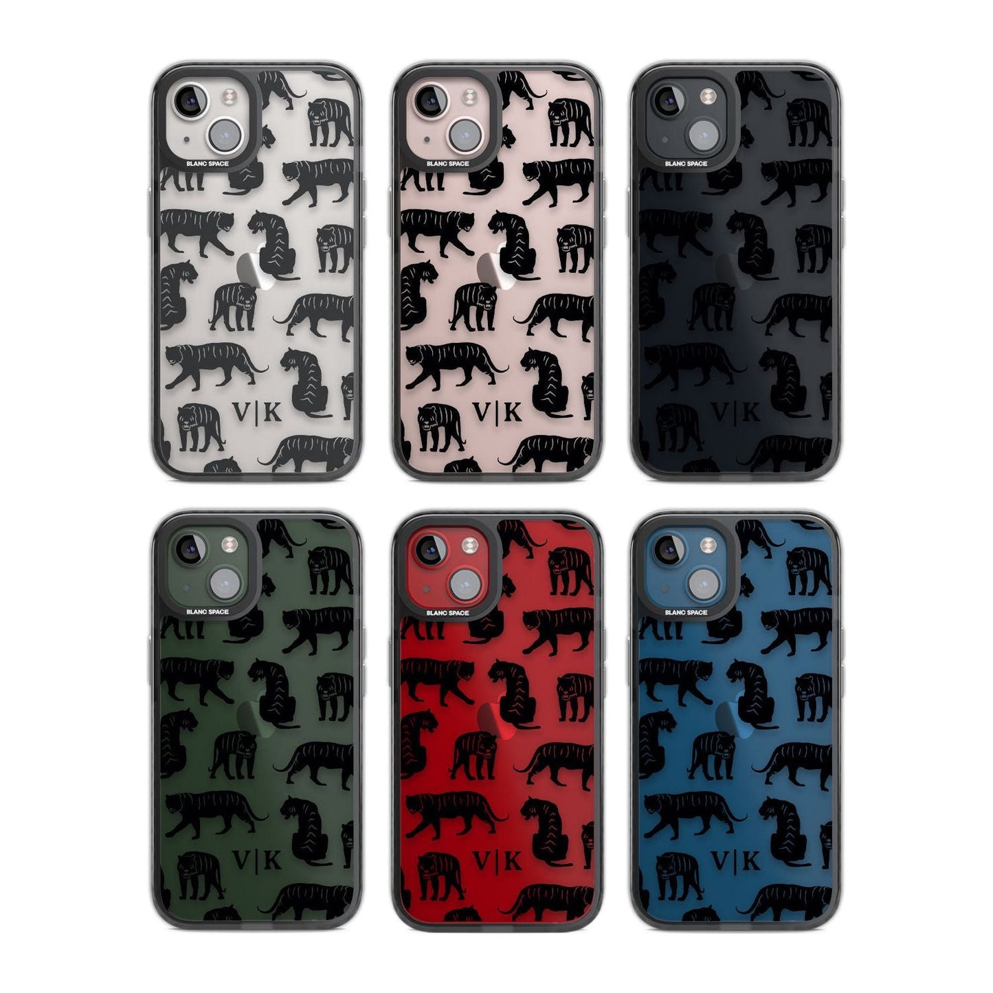 Personalised Tiger Silhouettes