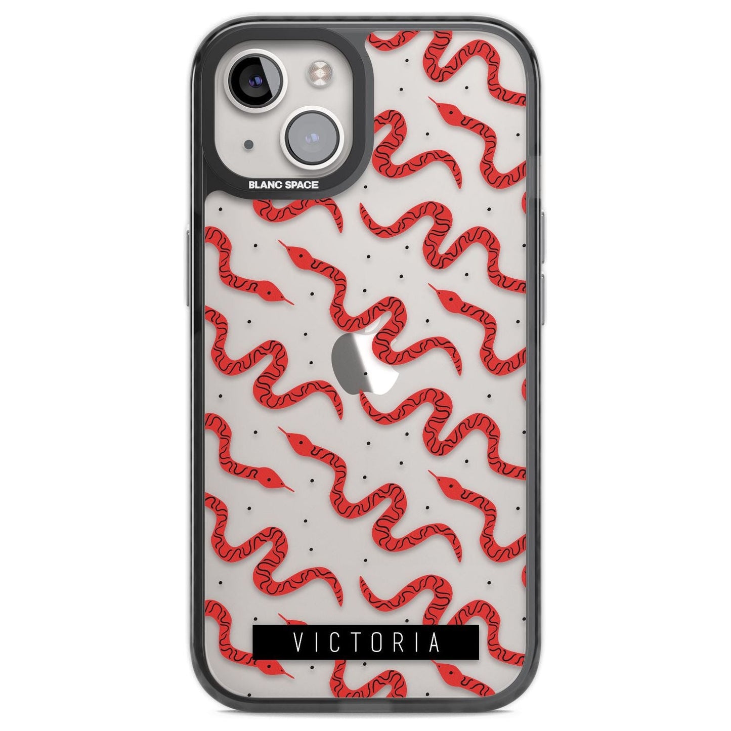 Personalised Red Snake Pattern