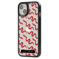 Personalised Red Snake Pattern