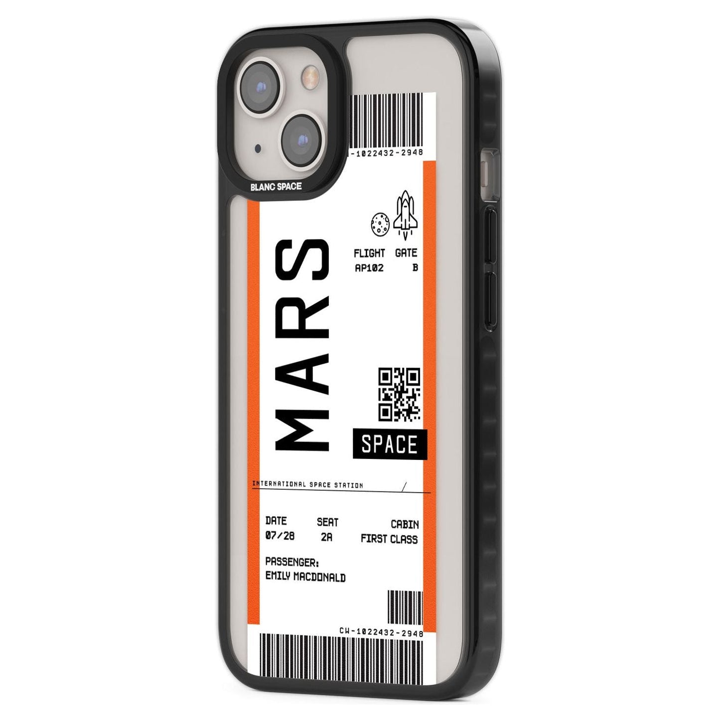 Personalised Mars Travel Ticket