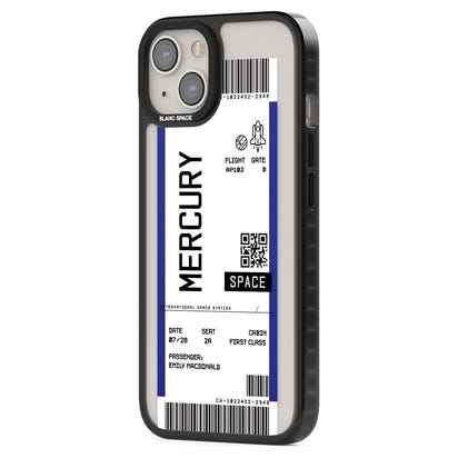 Personalised Mercury Travel Ticket
