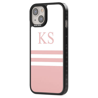 Personalised Pink Stripes & Initials