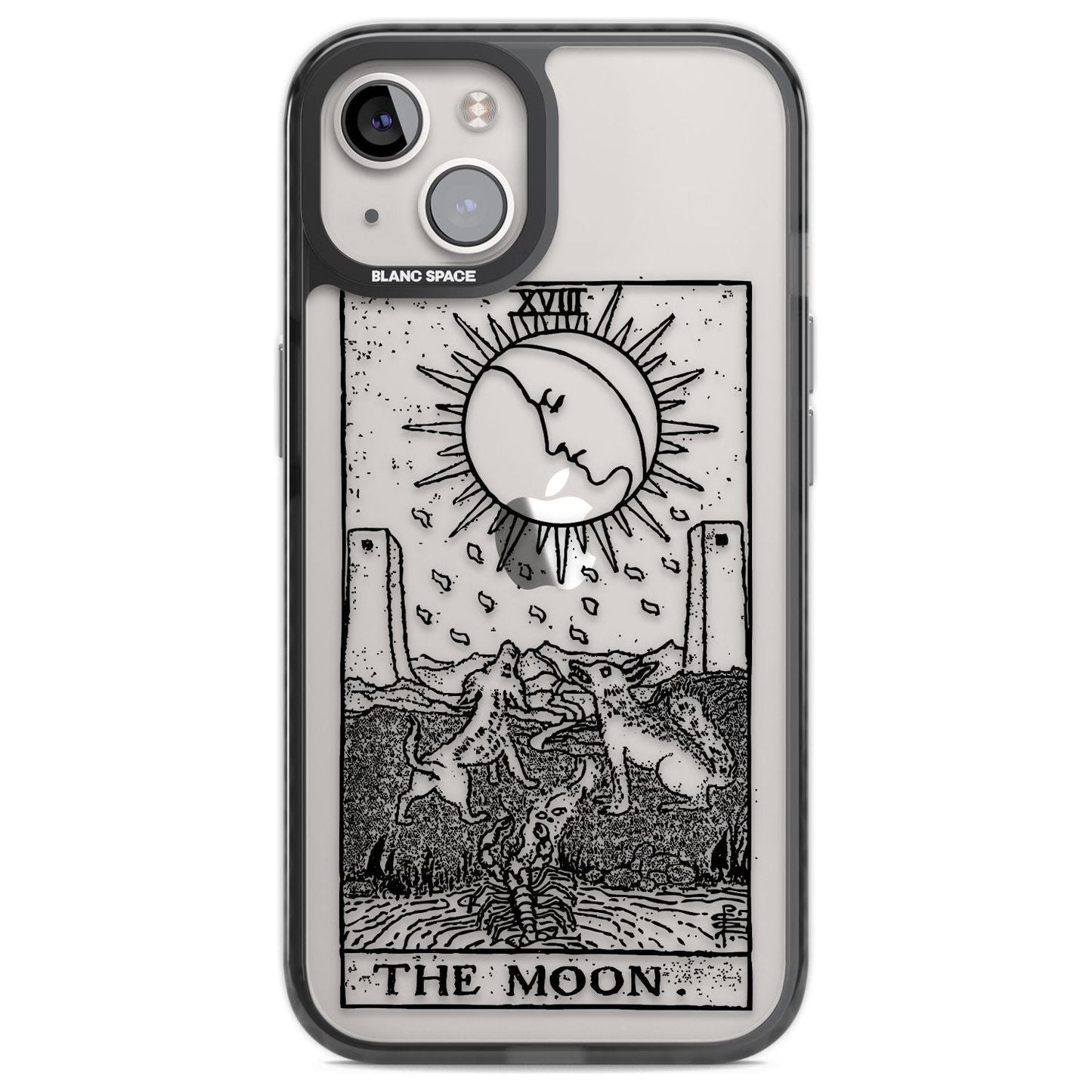 Personalised The Moon Tarot Card (Clear)