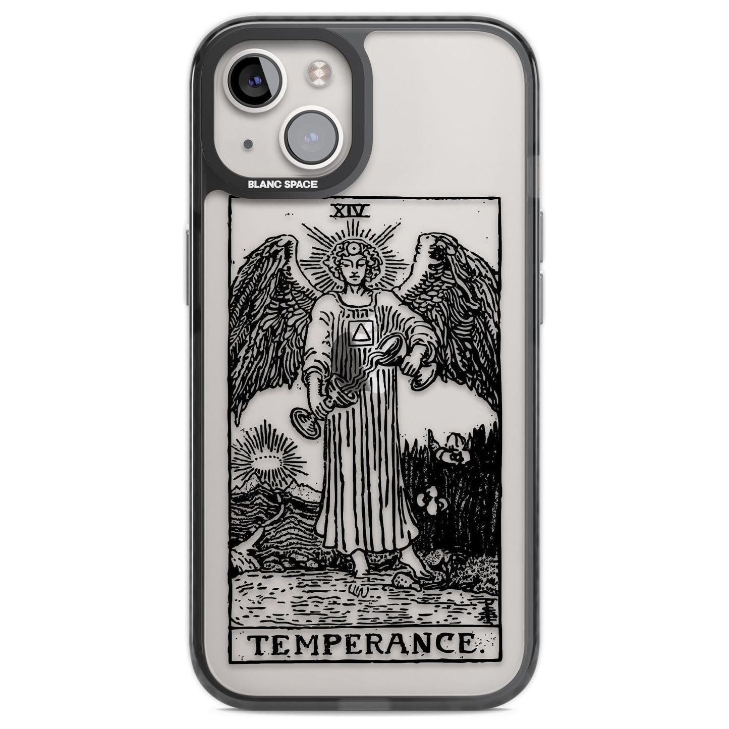 Personalisierte Temperanz-Tarotkarte (Transparent)