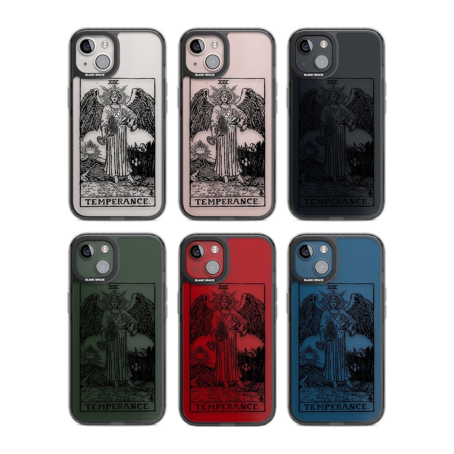 Personalisierte Temperanz-Tarotkarte (Transparent)