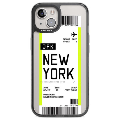 Personalised New York Boarding Pass