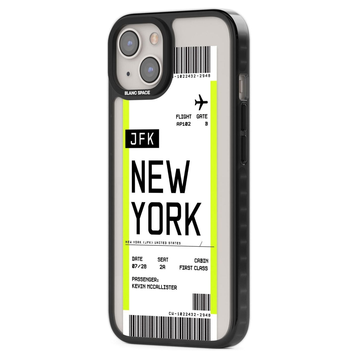 Personalised New York Boarding Pass