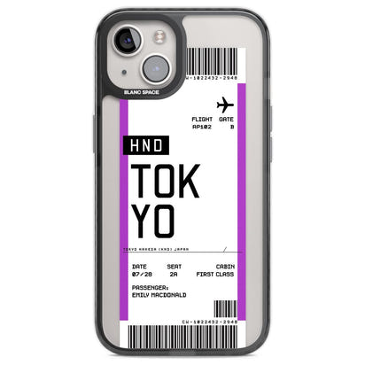 Personalised Tokyo Boarding Pass