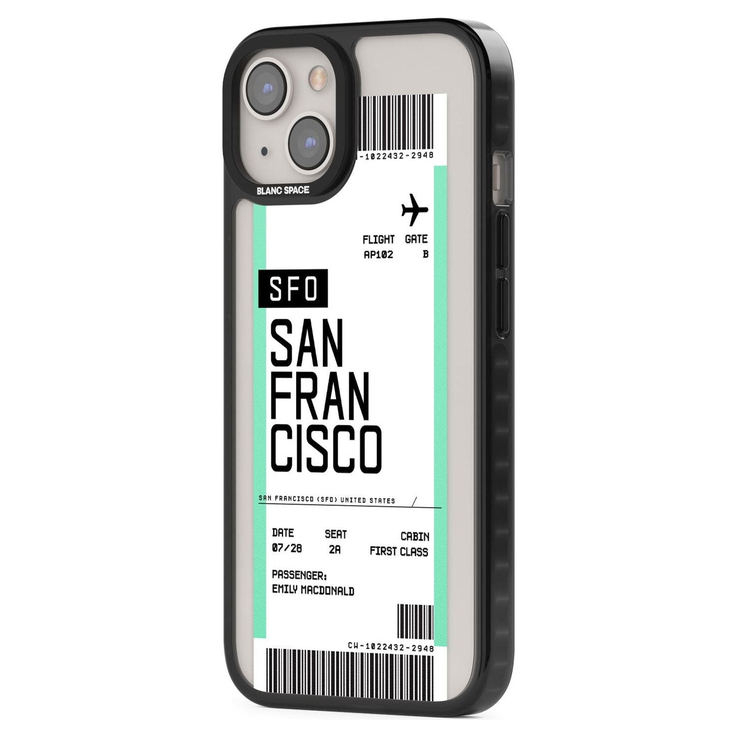 Personalised San Francisco Boarding Pass