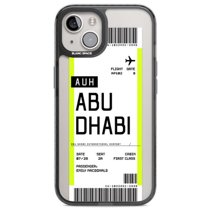 Personalised Abu Dhabi Boarding Pass