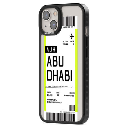 Personalised Abu Dhabi Boarding Pass