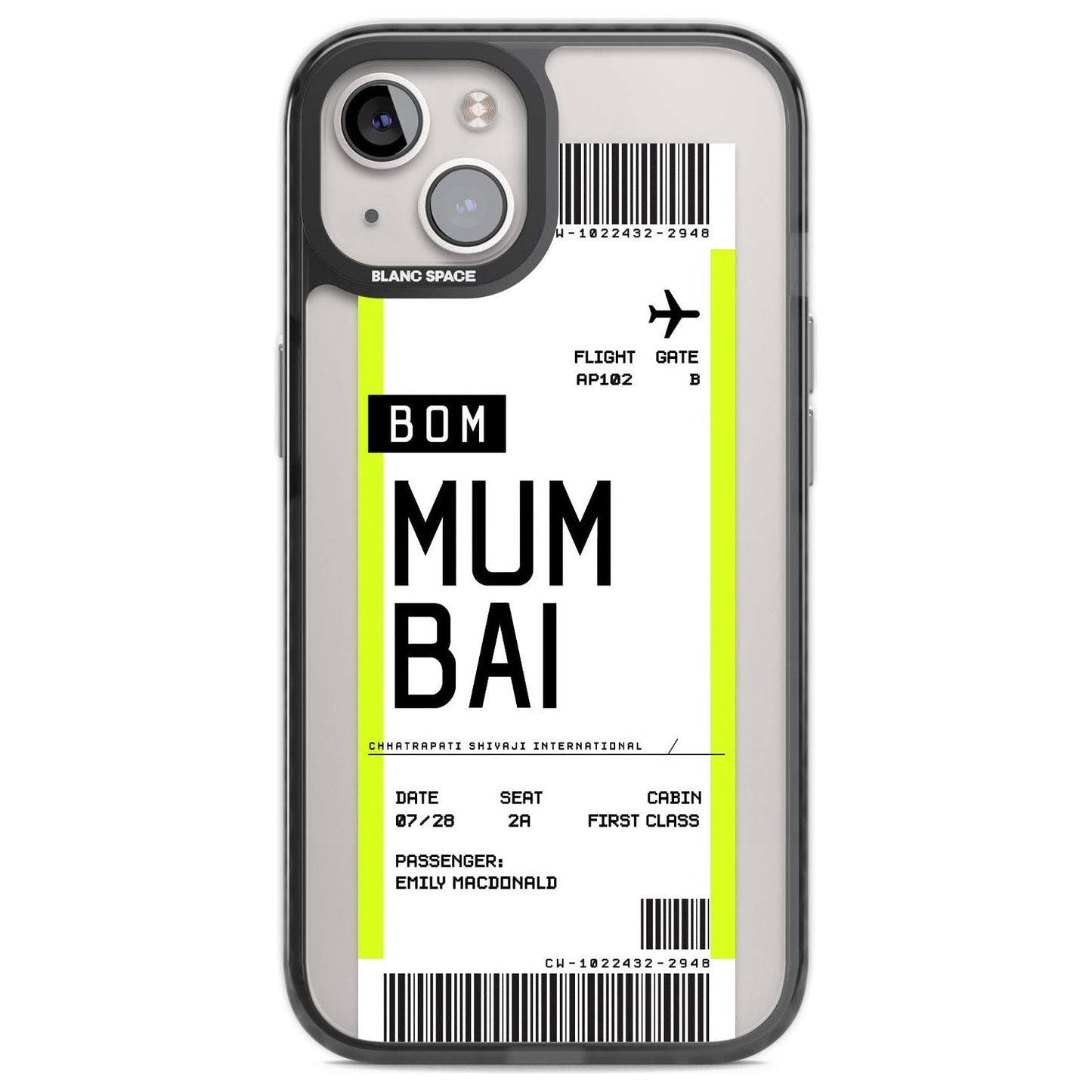Personalised Mumbai Boarding Pass