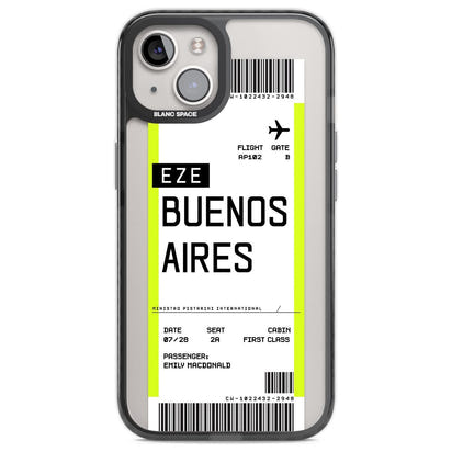 Personalised Buenos Aires Boarding Pass