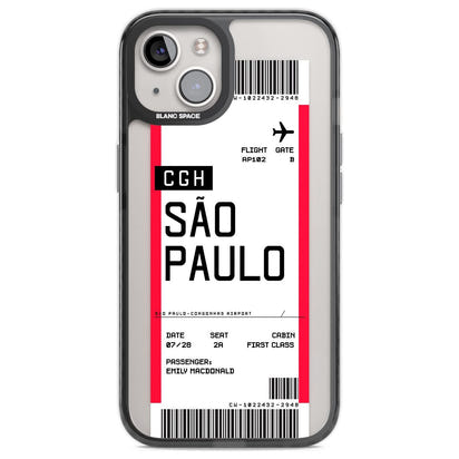 Personalisierte Bordkarte für São Paulo