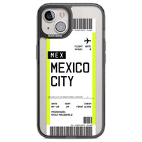 Carte d'embarquement personnalisée pour Mexico