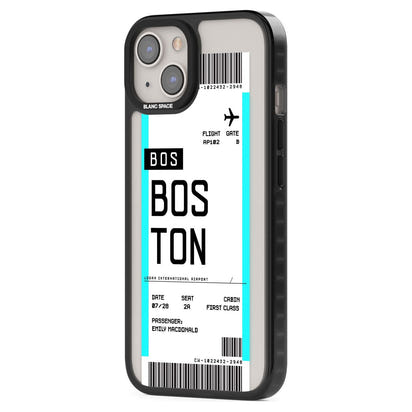 Personalised Boston Boarding Pass