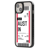 Personalised Austin Boarding Pass