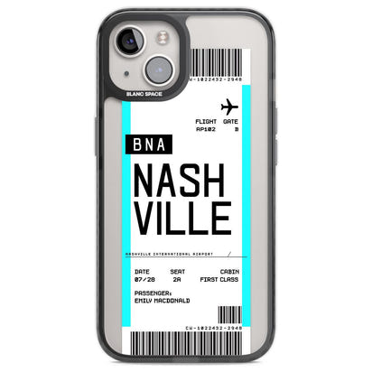 Carte d'embarquement personnalisée pour Nashville