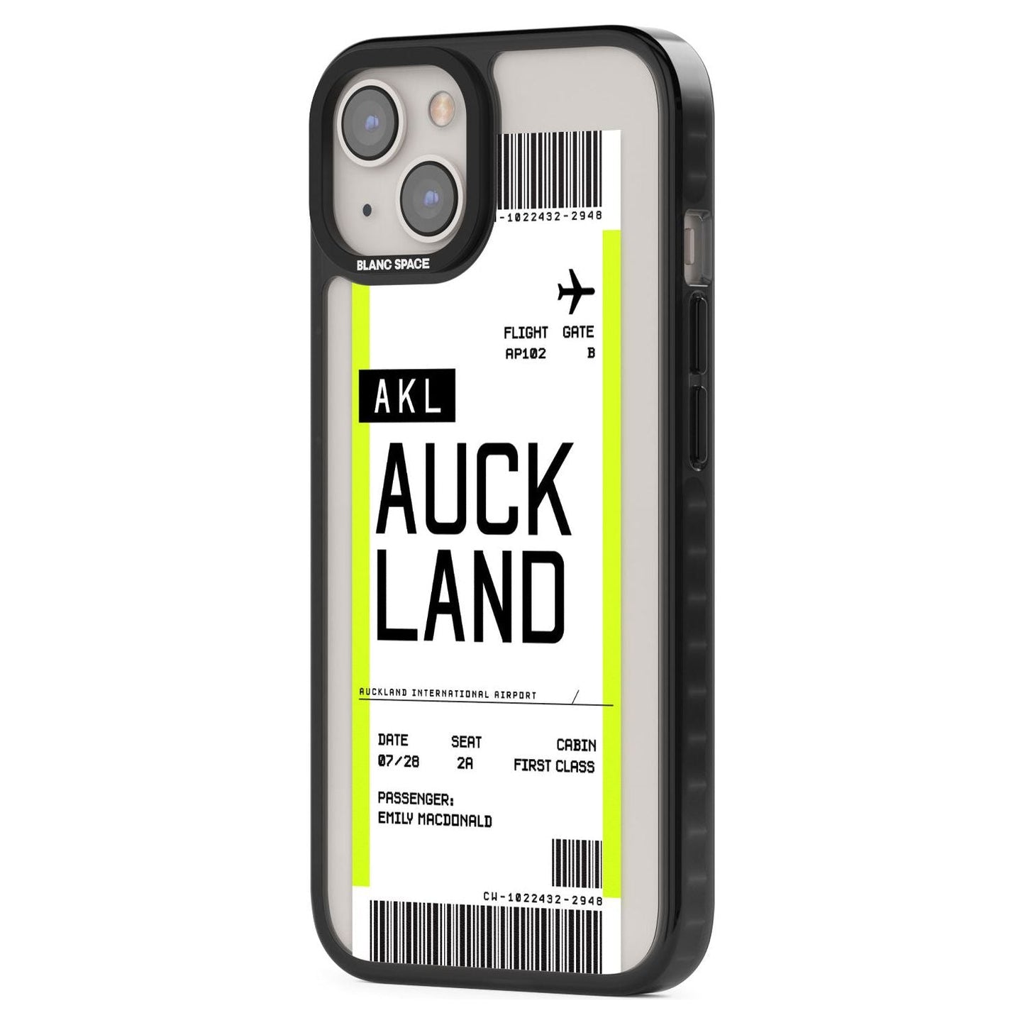 Personalised Auckland Boarding Pass