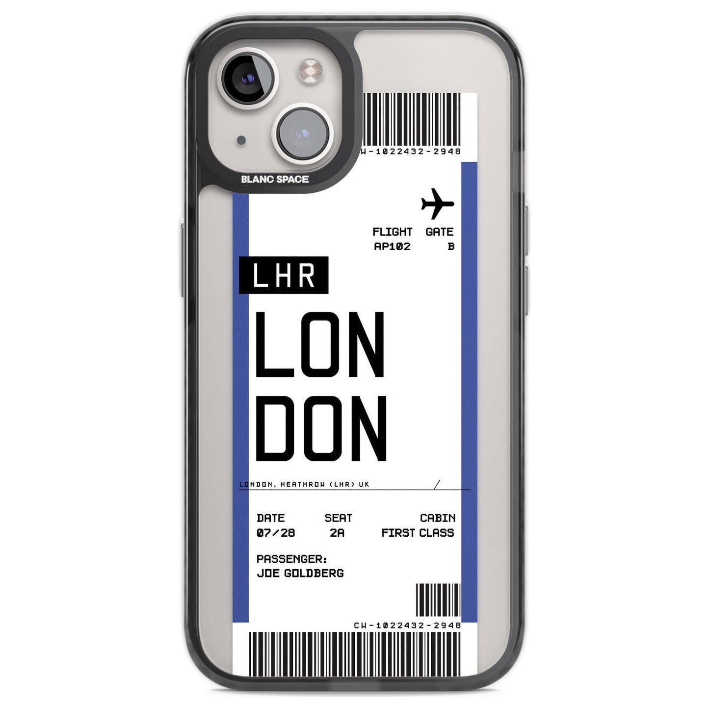 Personalised London Boarding Pass