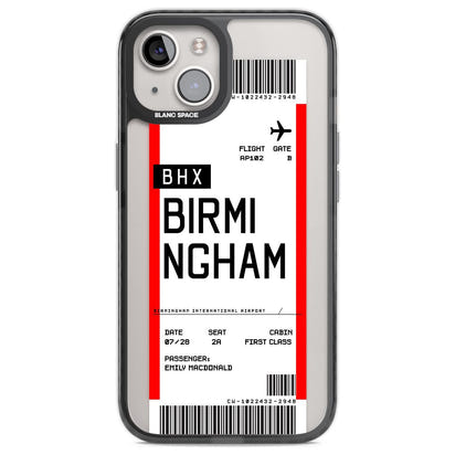 Personalised Birmingham Boarding Pass