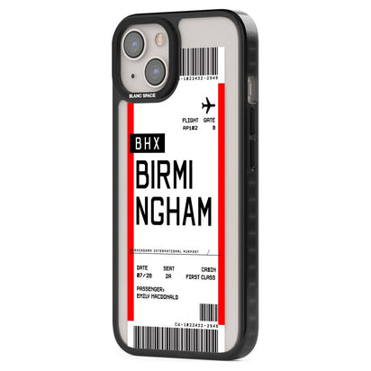 Personalised Birmingham Boarding Pass
